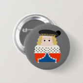 King Edward V of England Ronde Button 5,7 Cm (Voorkant /achterkant)