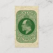King Edward VII Prepaid Envelope Postage Stamp Visitekaartje (Achterkant)
