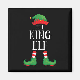 King Elf Matching Group Xmas Funny Family Christma Magneet