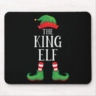 King Elf Matching Group Xmas Funny Family Christma Muismat