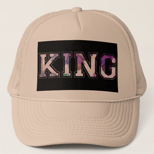 King en Queen petten (Voorkant)