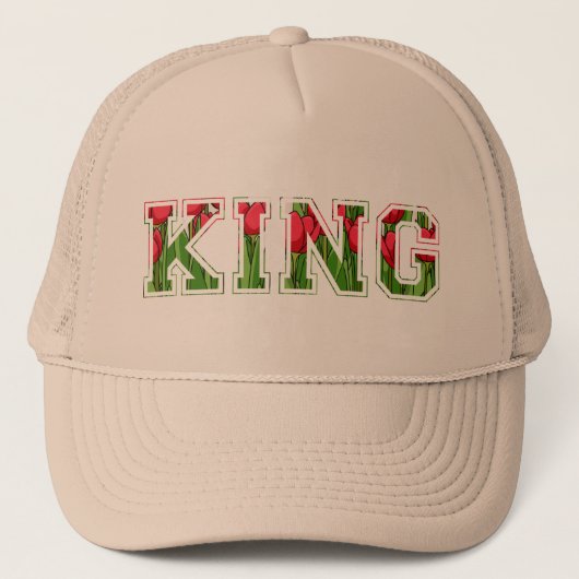 King en Queen petten (Voorkant)