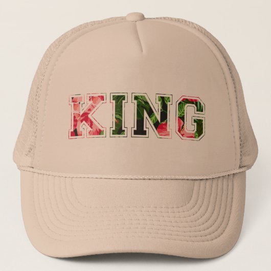 King en Queen petten (Voorkant)