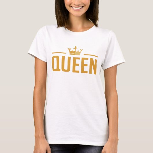 King en Queen Shirten T-shirt (Voorkant)