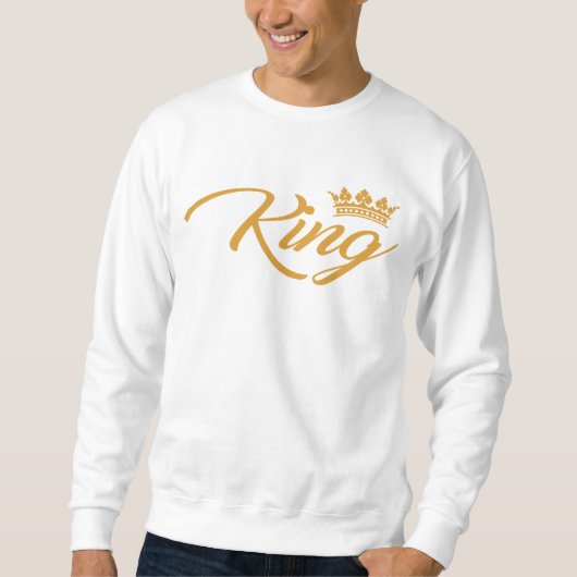 King en Queen Shirten Trui (Voorkant)