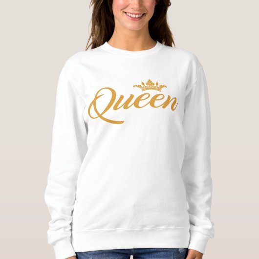 King en Queen Shirten Trui (Voorkant)