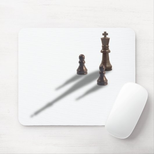 King en twee Pawns Muismat (Met muis)