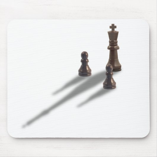 King en twee Pawns Muismat (Voorkant)