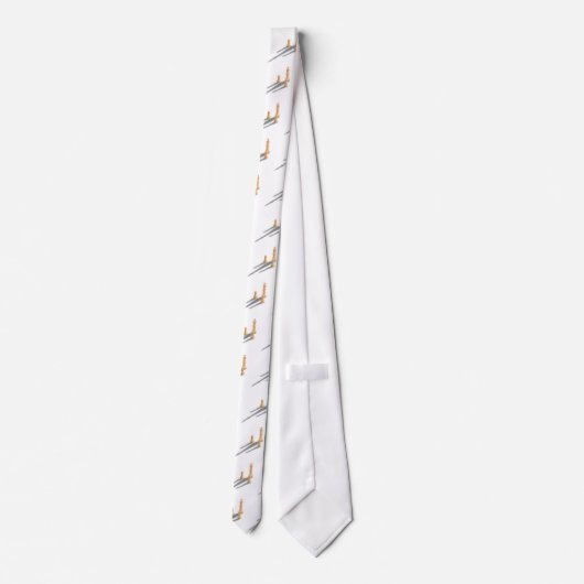 King en twee Pawns Stropdas (Achterkant)