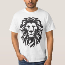 King Energy - Bold Lion Gezicht T-shirt