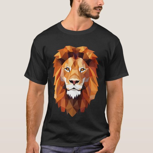 King Energy - Bold Lion Gezicht T-shirt (Voorkant)