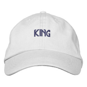 KING Expression Mooi Cool Super knap-Pet Wit Geborduurde Pet