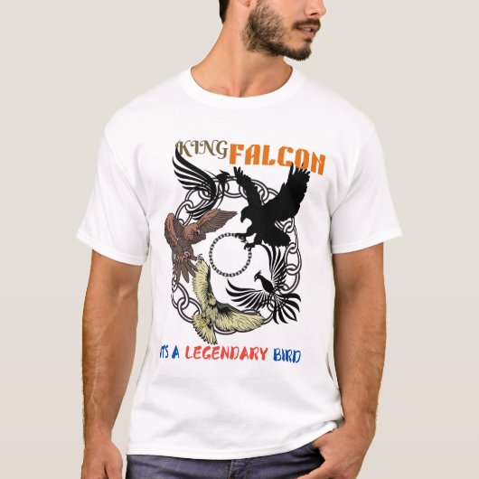 King Falcon – The Perfect Birthday Gift for brave T-shirt (Voorkant)