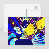 King Falcon vs Maniac briefkaart (Voorkant / Achterkant)