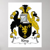 King Family Crest Poster (Voorkant)