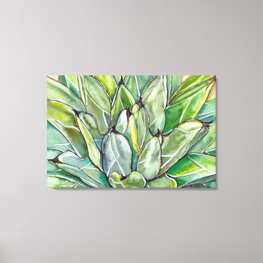King Ferdinand Agave Canvas Print (Voorkant)