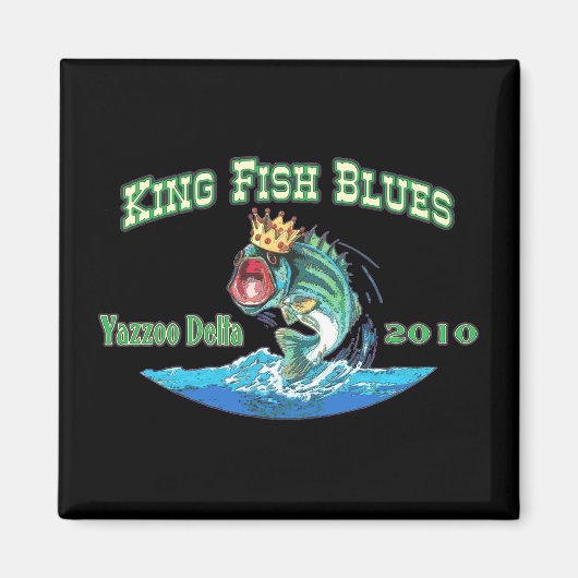 King Fish Blues Fest 2010 Magneet (Voorkant)