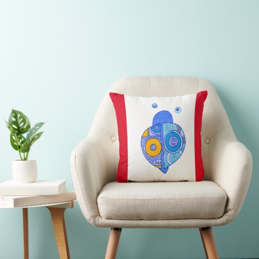 King Fisher Cotton Sierkussen (Stoel)