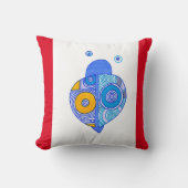 King Fisher Cotton Sierkussen (Voorkant)