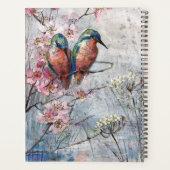 King Fishers and Cherry Blossom Planner (Achterkant)