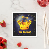 King for Today Paper Party Napkins Servet (Insitu)