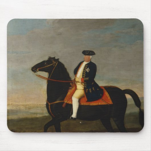 King Frederick William I op Horseback Muismat (Voorkant)