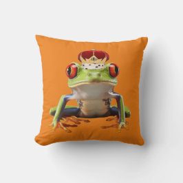 King Frog Kussen