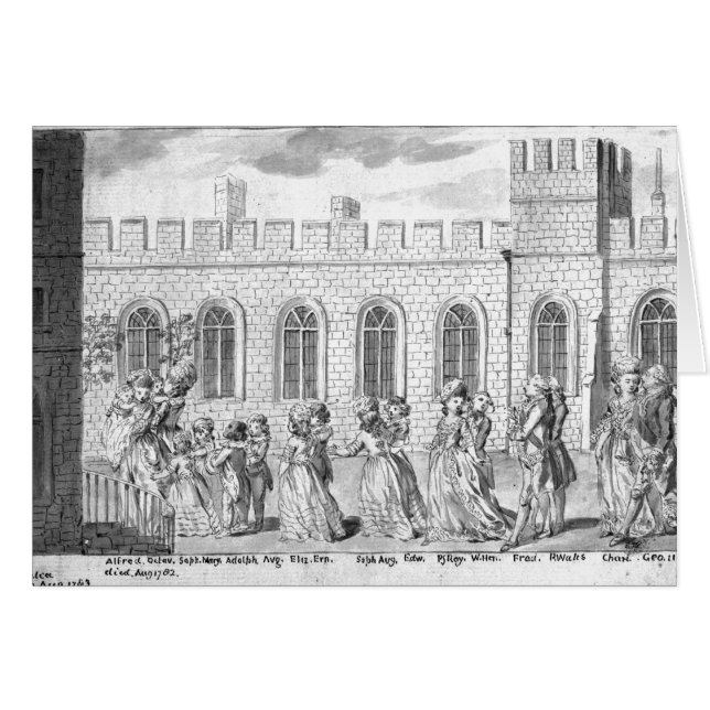 King George III en Queen Charlotte (Voorkant Horizontaal)