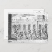 King George III en Queen Charlotte Briefkaart (Voorkant / Achterkant)