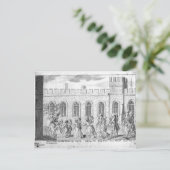 King George III en Queen Charlotte Briefkaart (Staand voorkant)