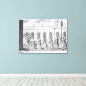 King George III en Queen Charlotte Canvas Afdruk (Insitu (Houten vloer))