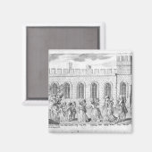 King George III en Queen Charlotte Magneet (Voorkant / Achterkant)