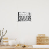 King George III en Queen Charlotte Poster (Keuken)