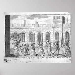 King George III en Queen Charlotte Poster