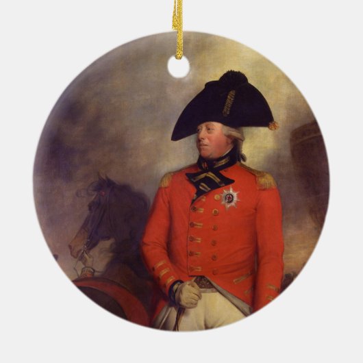 King George III van Sir William Beechey Keramisch Ornament (Achterkant)
