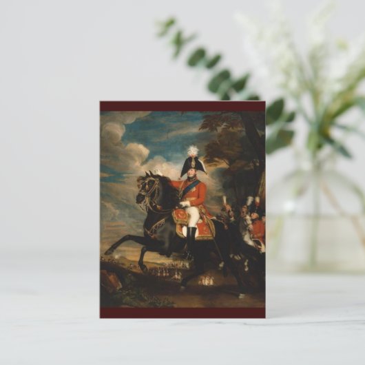 King George IV Briefkaart (Staand voorkant)