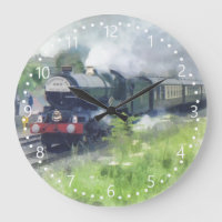 King George Steam Train, witte genummerde wijzerpl