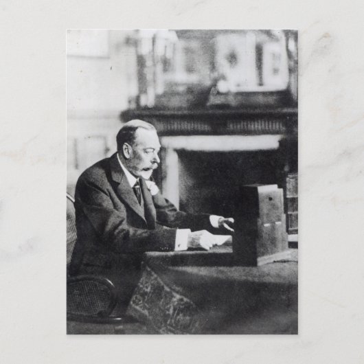King George V Briefkaart (Voorkant)