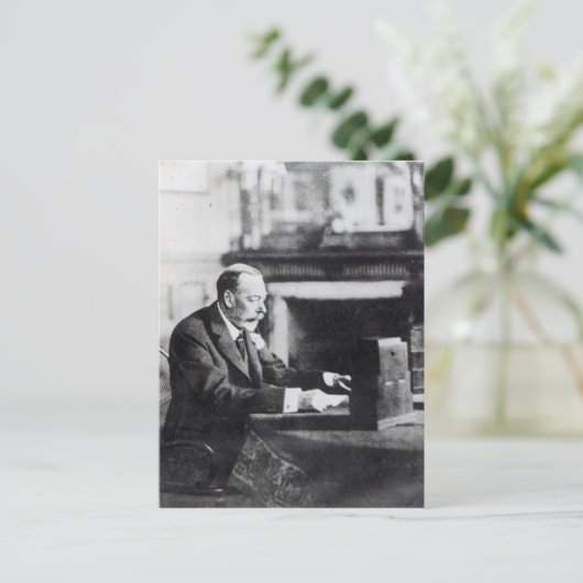 King George V Briefkaart (Staand voorkant)