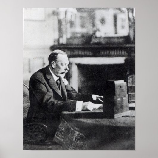 King George V Poster (Voorkant)
