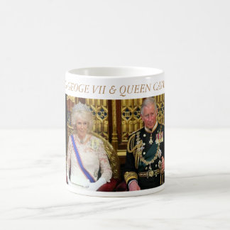 King George VII en Queen Camilla Koffiemok