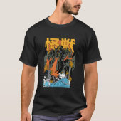 King Ghidorah Zonsondergang Japans T-shirt (Voorkant)