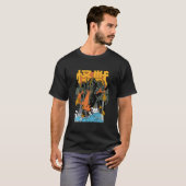 King Ghidorah Zonsondergang Japans T-shirt (Voorkant volledig)
