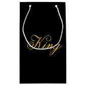 King Gift Bag Klein Cadeauzakje (Achterkant)