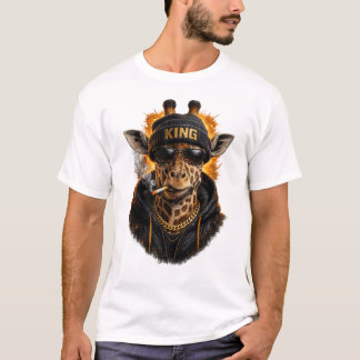 King Giraffe Streetwear T-Shirt – Urban Dieren Des