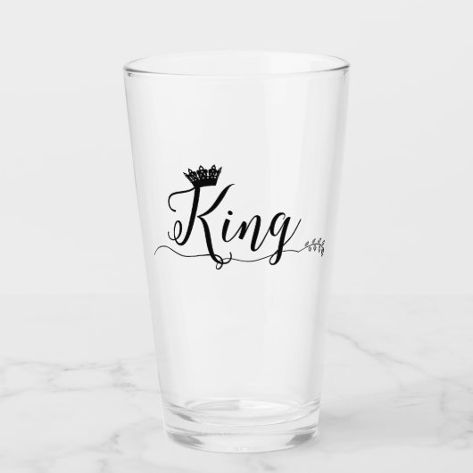 "King" Glas (Voorkant)