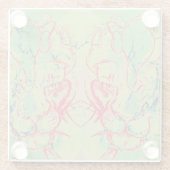 King Glass Onderzetter Glazen Onderzetter (Achterkant)