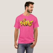 King Graffiti Art Street Art Urban Spray Paint Hip T-shirt (Voorkant volledig)