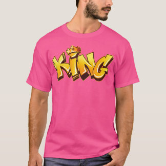 King Graffiti Art Street Art Urban Spray Paint Hip T-shirt