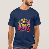 KING Graffiti Crown T-Shirt Beschrijving: Uw Regel (Voorkant)